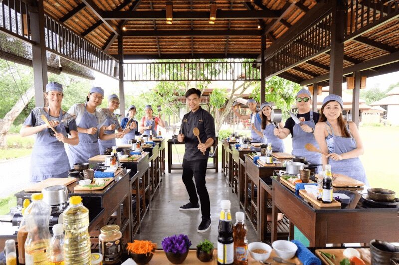 Participating in a couple's cooking class is a unique and enjoyable experience for travelers exploring Thailand's islands.