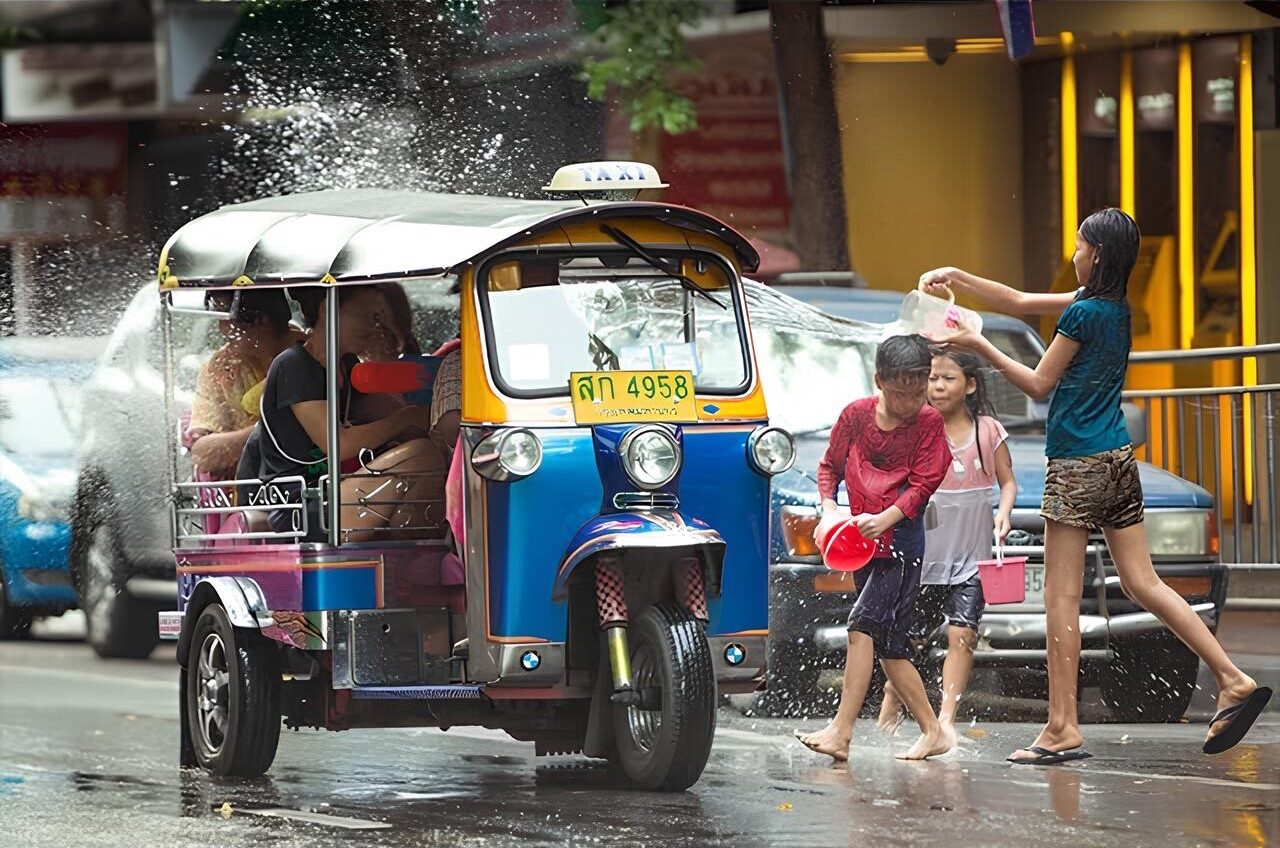 Tuk Tuks and the Songkran festival are two of the many beautiful and exciting travel experiences you can enjoy in Thailand.